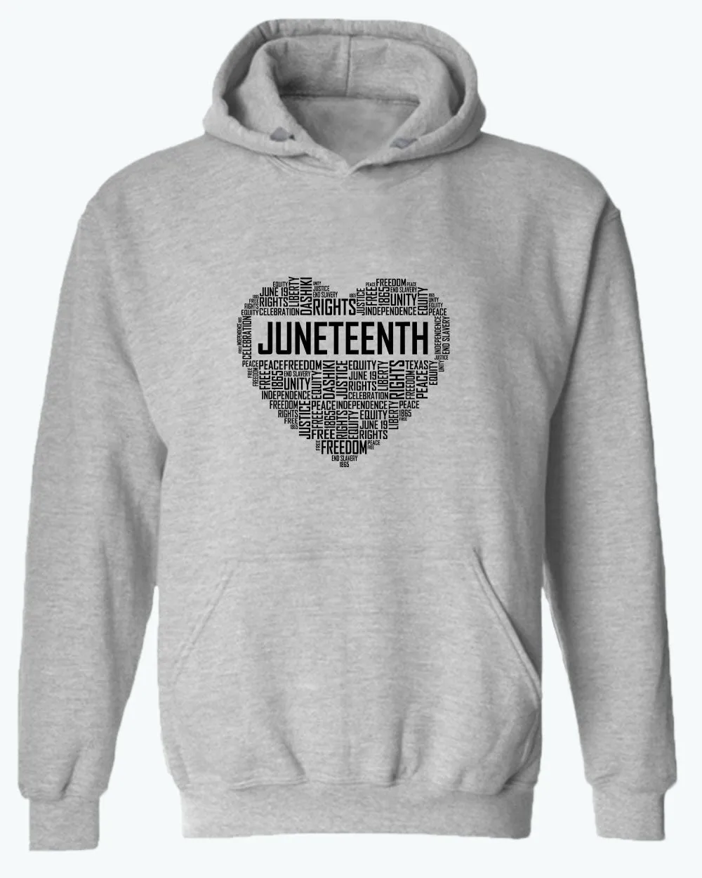 Juneteenth freedom, right unity hoodie