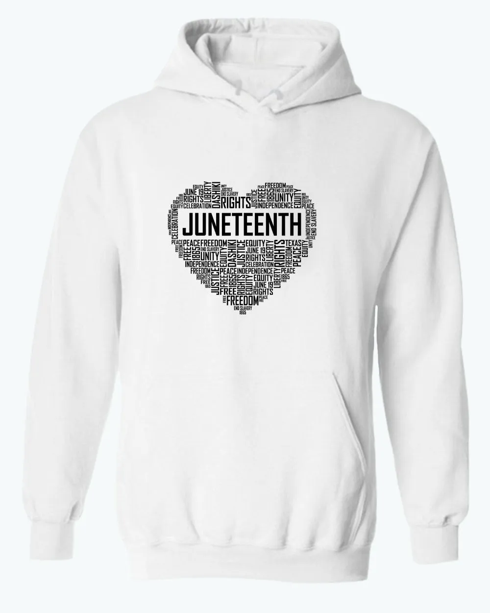 Juneteenth freedom, right unity hoodie