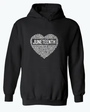 Juneteenth freedom, right unity hoodie