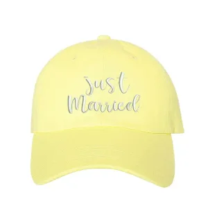 Just Married Embroidered Baseball Hat