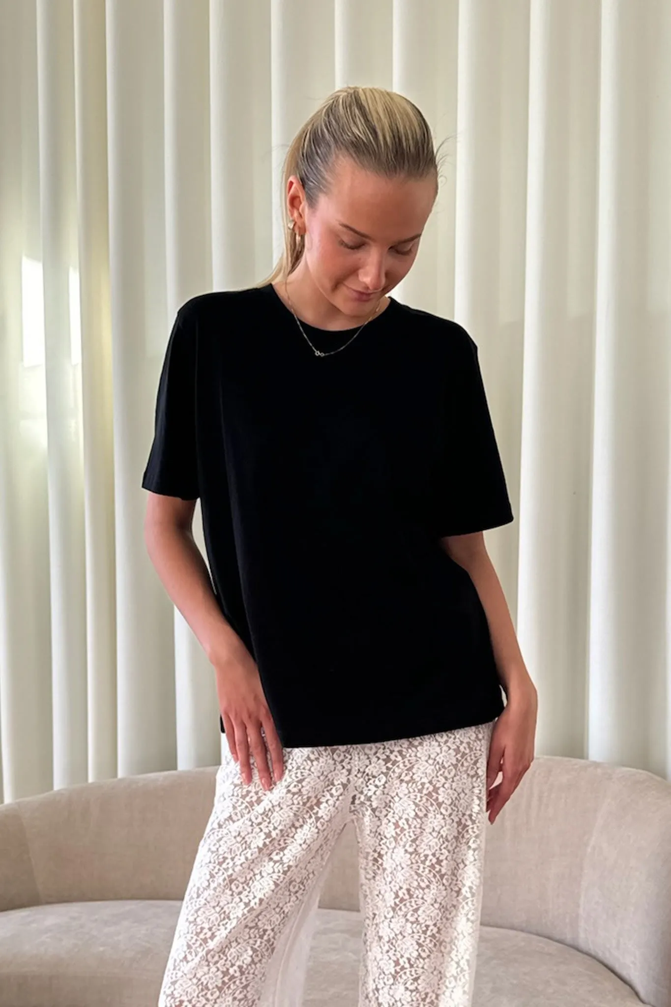 JXAnna Tshirt - Sort