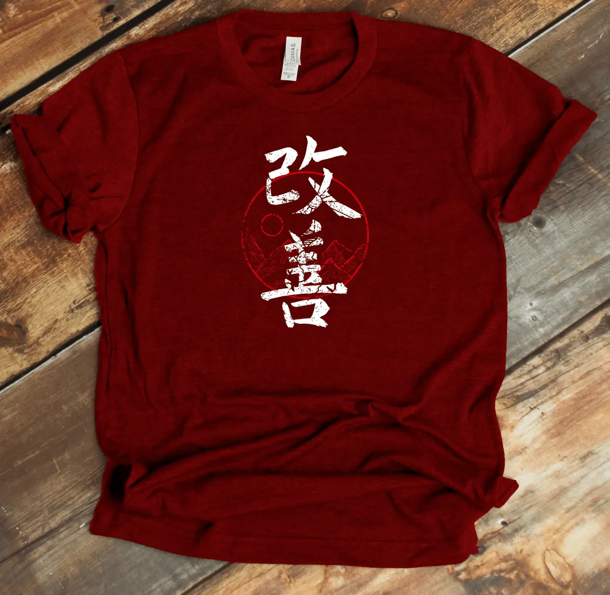 Kaizen (Red) V-Neck