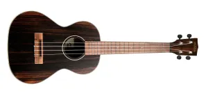 KALA Striped Ebony Tenor Ukulele KA-EBY-T