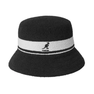 Kangol - Bermuda Stripe - Bucket Hat - Black