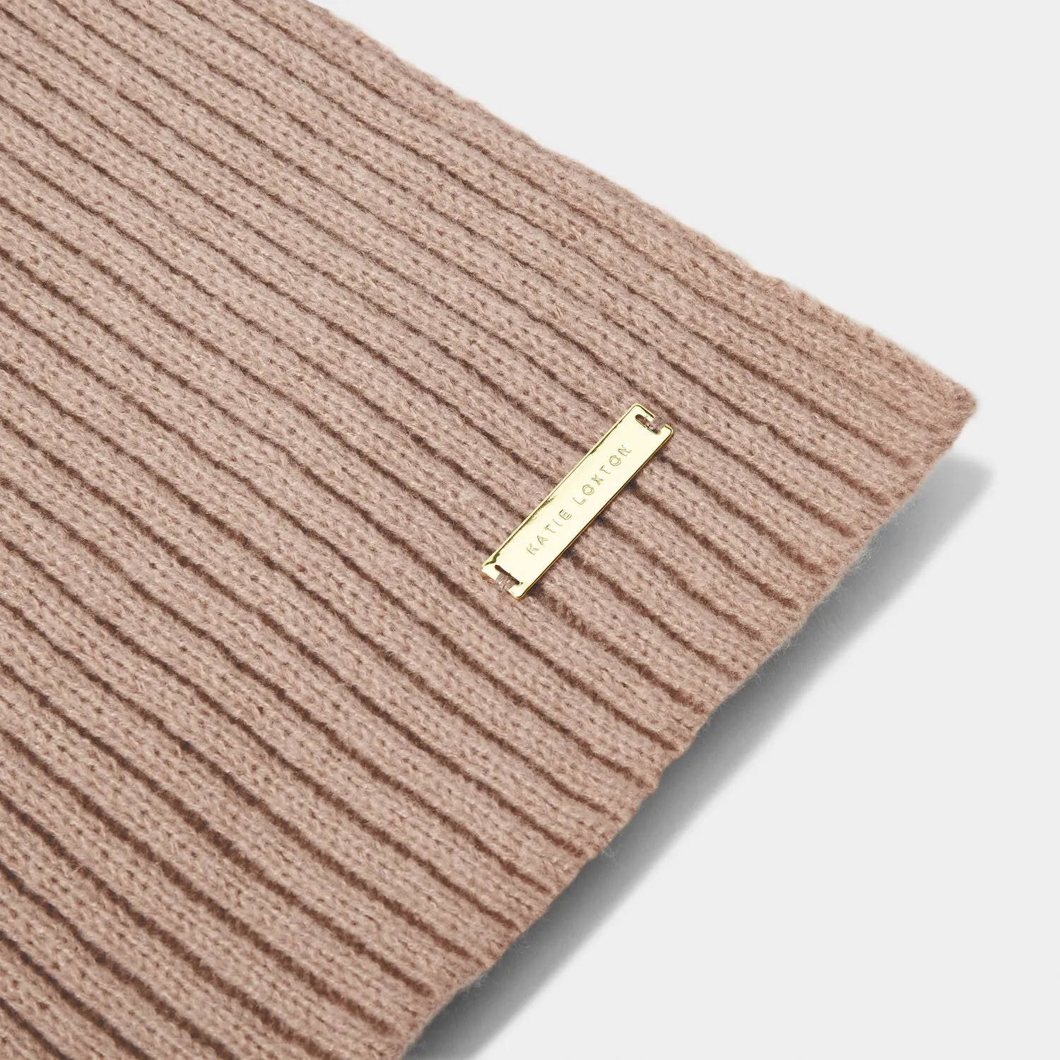 Katie Loxton - Knitted Scarf - Soft Tan