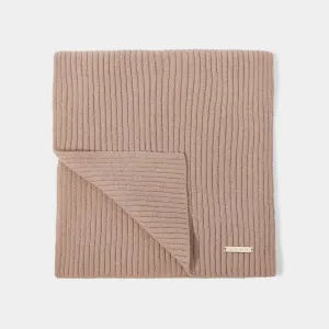 Katie Loxton - Knitted Scarf - Soft Tan