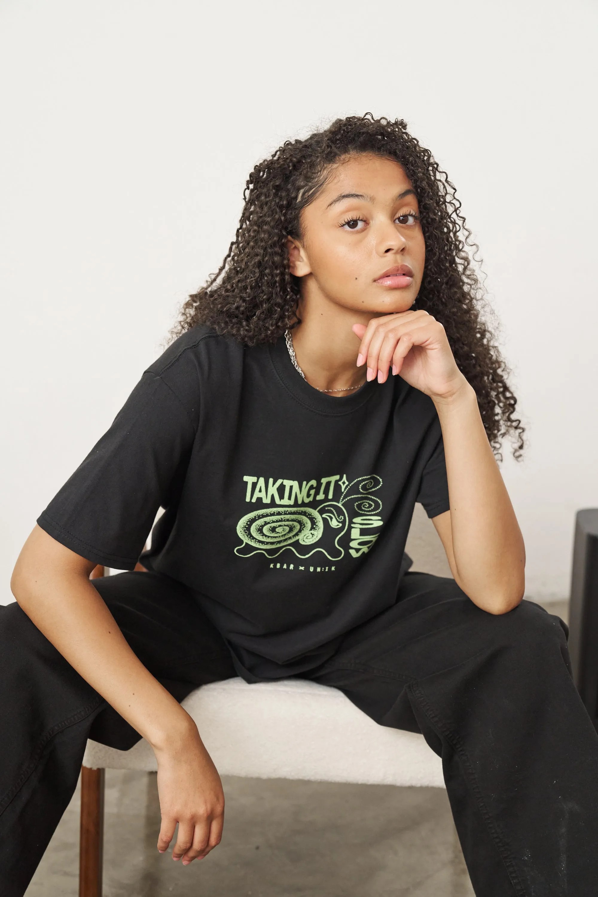 KBAR X UN:IK 'Taking It Slow' Tee - Black