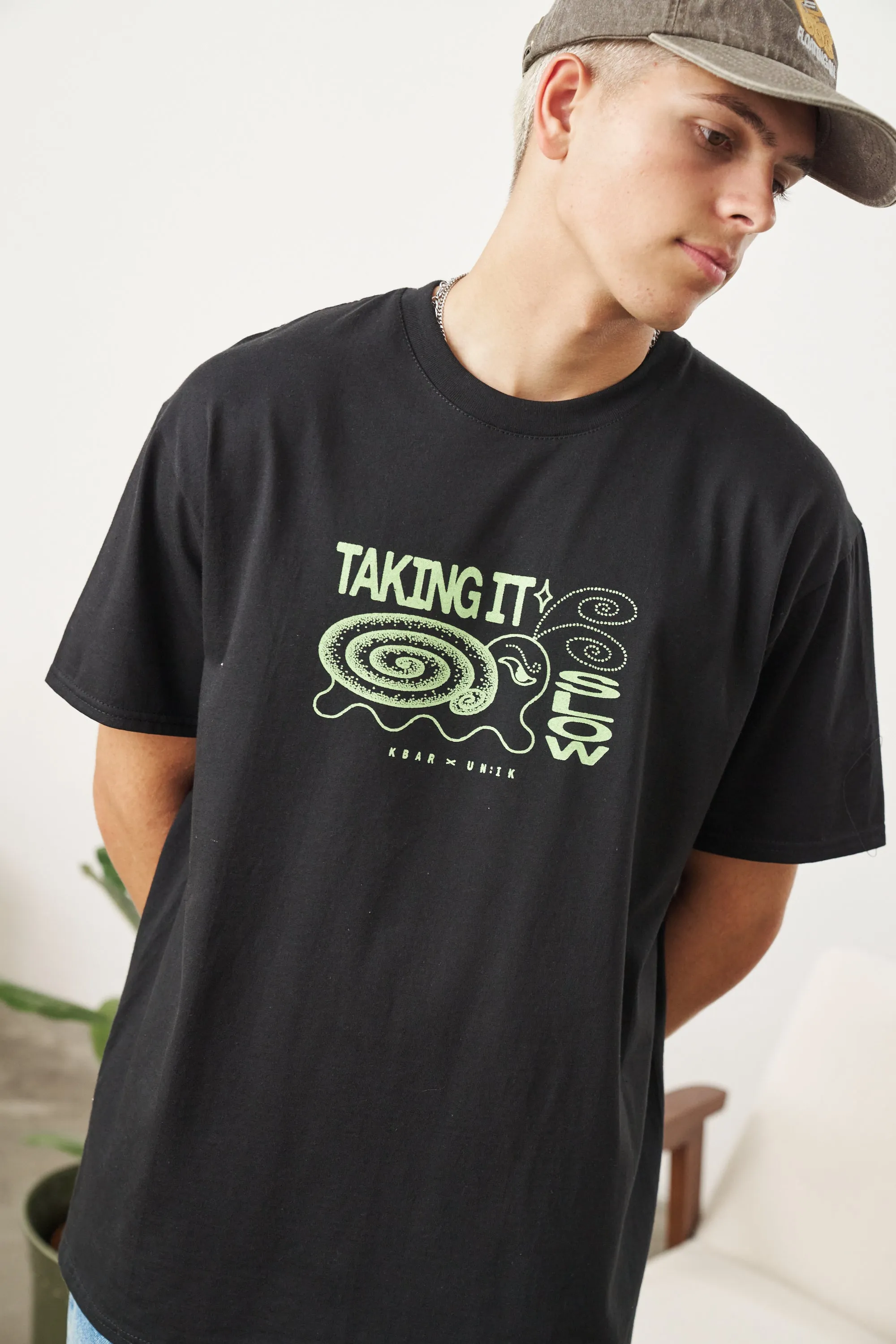 KBAR X UN:IK 'Taking It Slow' Tee - Black