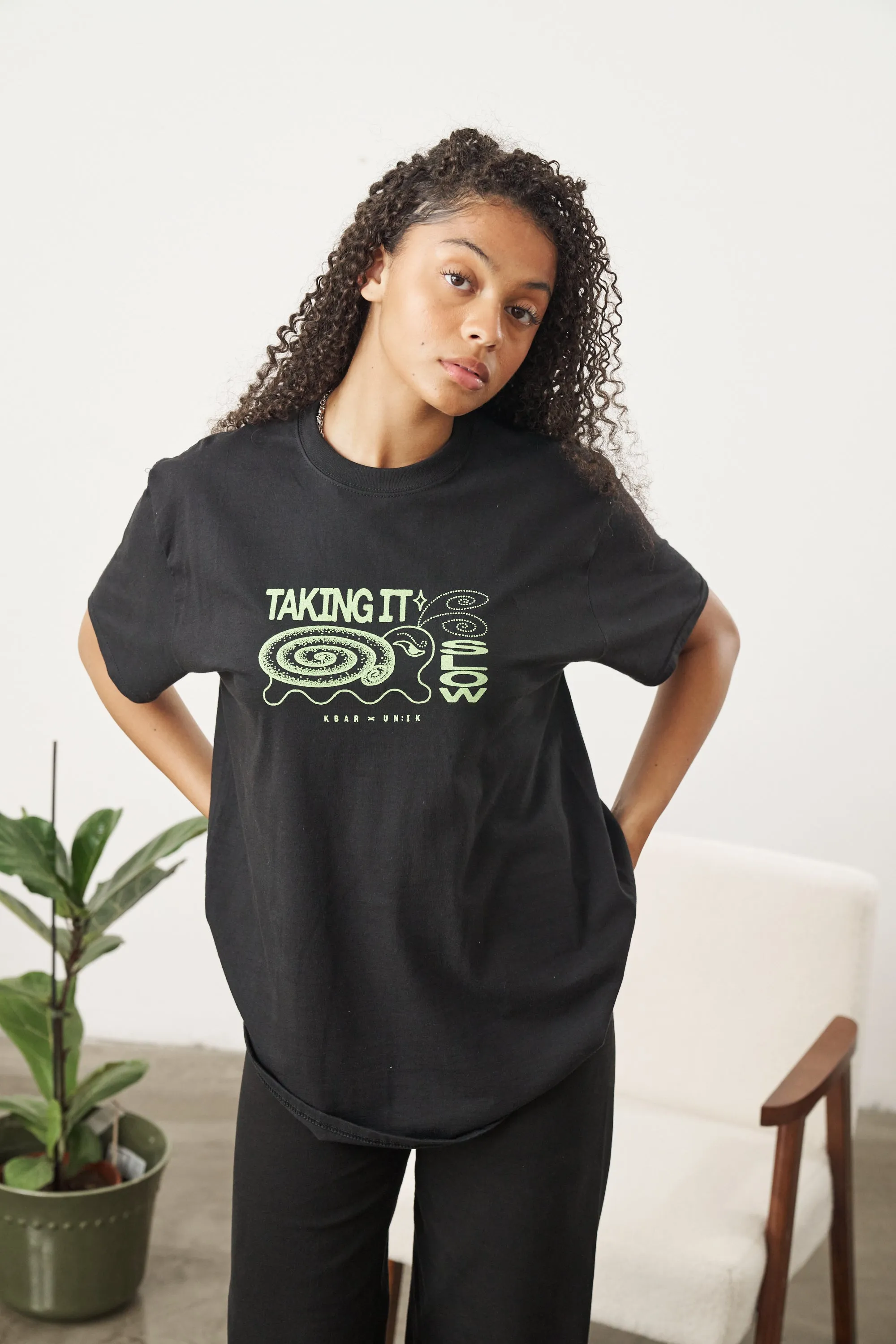 KBAR X UN:IK 'Taking It Slow' Tee - Black