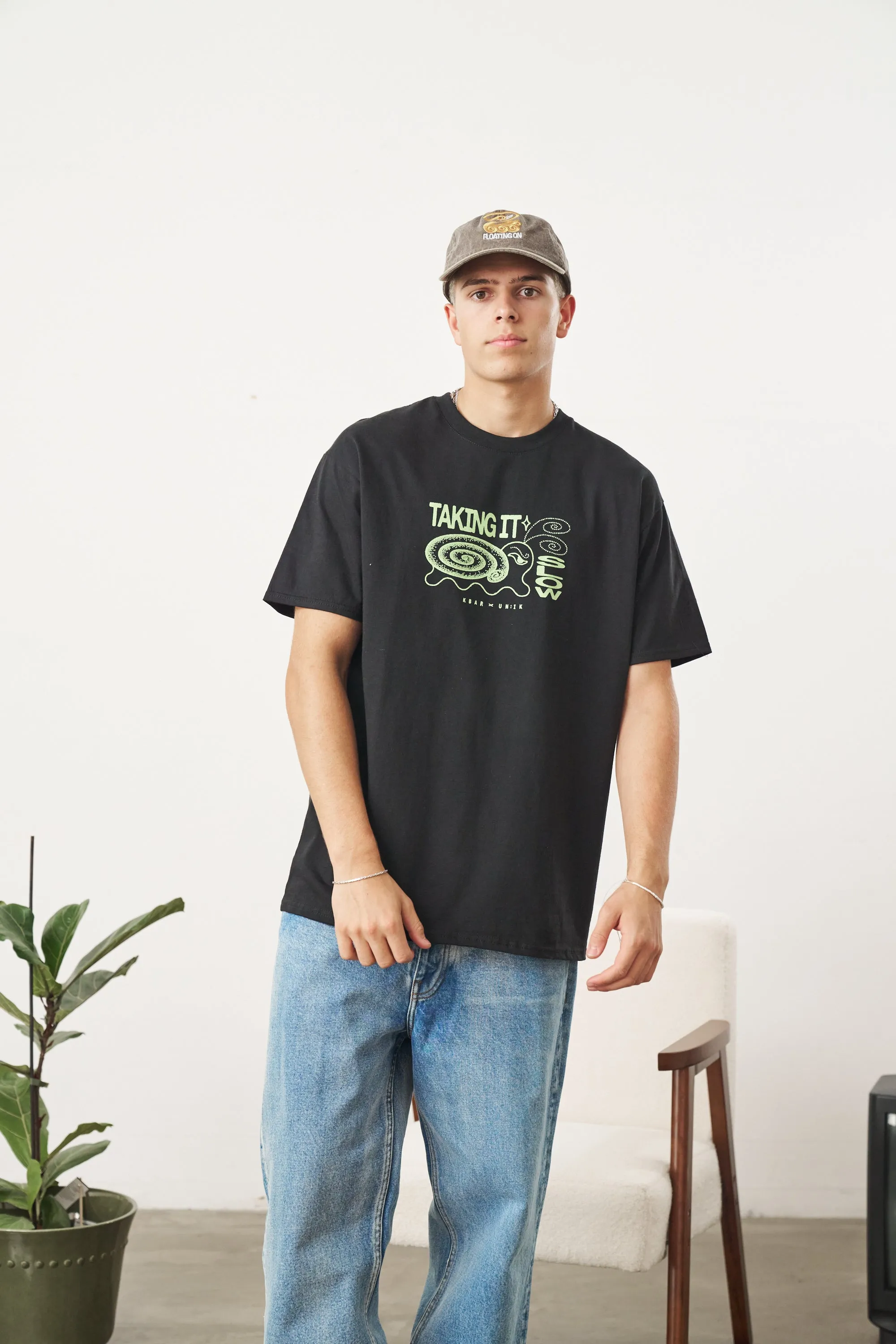 KBAR X UN:IK 'Taking It Slow' Tee - Black