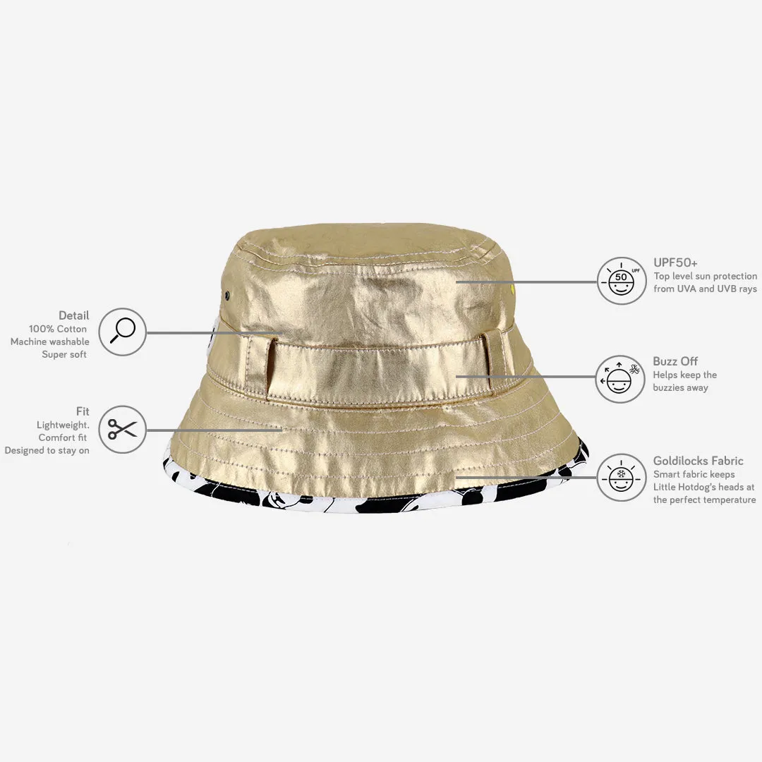 Kids Adventurer Bucket Hat: Gold