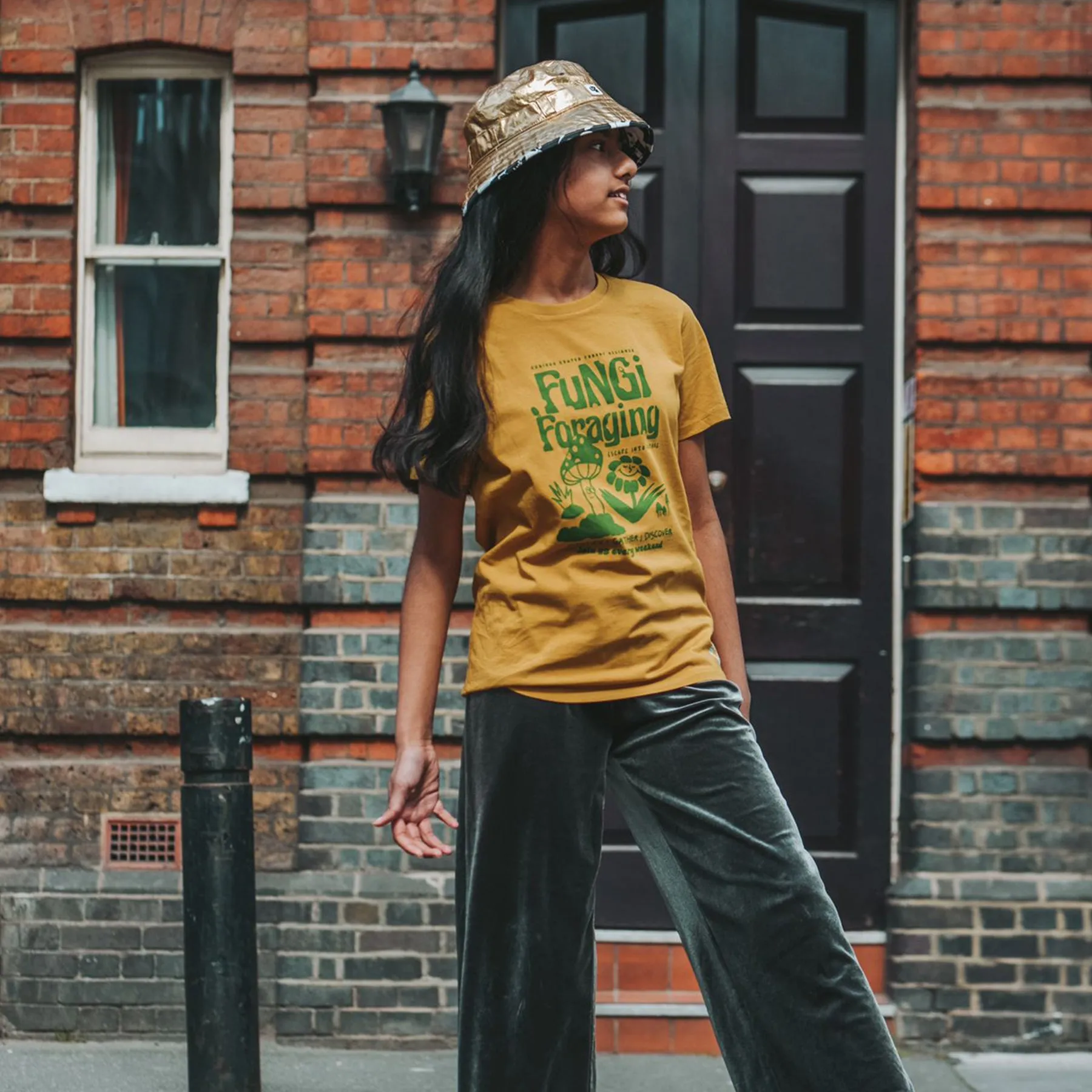 Kids Adventurer Bucket Hat: Gold