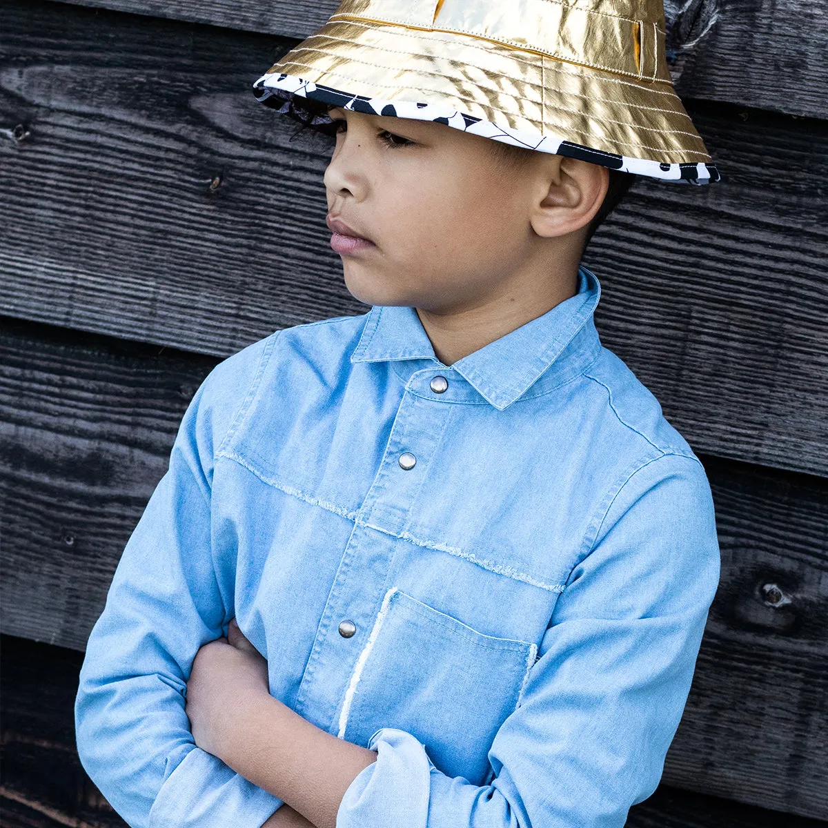 Kids Adventurer Bucket Hat: Gold