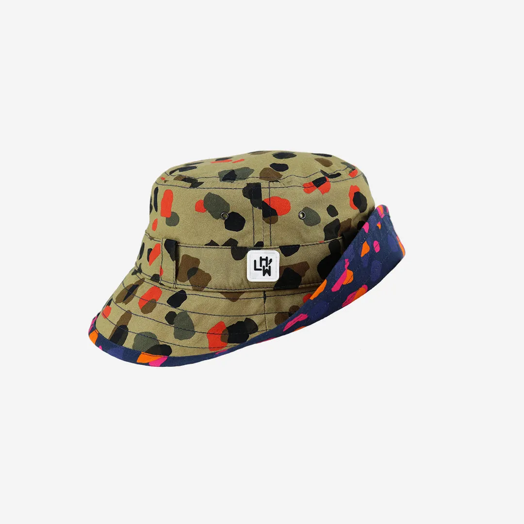 Kids Adventurer Bucket Hat: Leopard Neutral