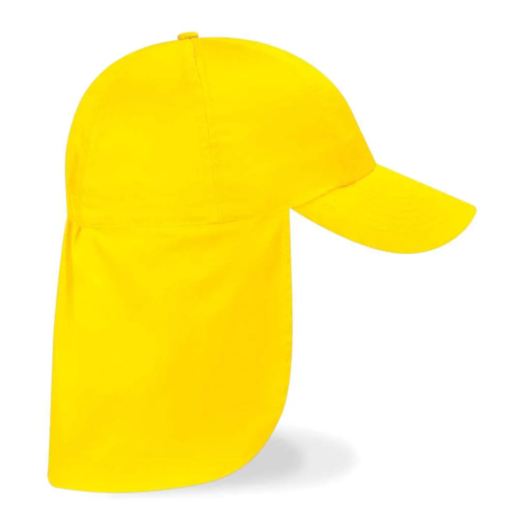 Kids Legionnaire Sun Protection Hat - Yellow