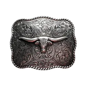 Kids’ Scalloped Longhorn Buckle