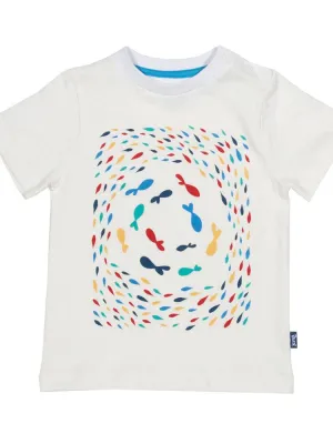 KITE Organic - Fishy Fishy Multi coloured T-shirt