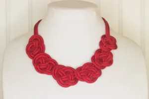 Knotted necklaces