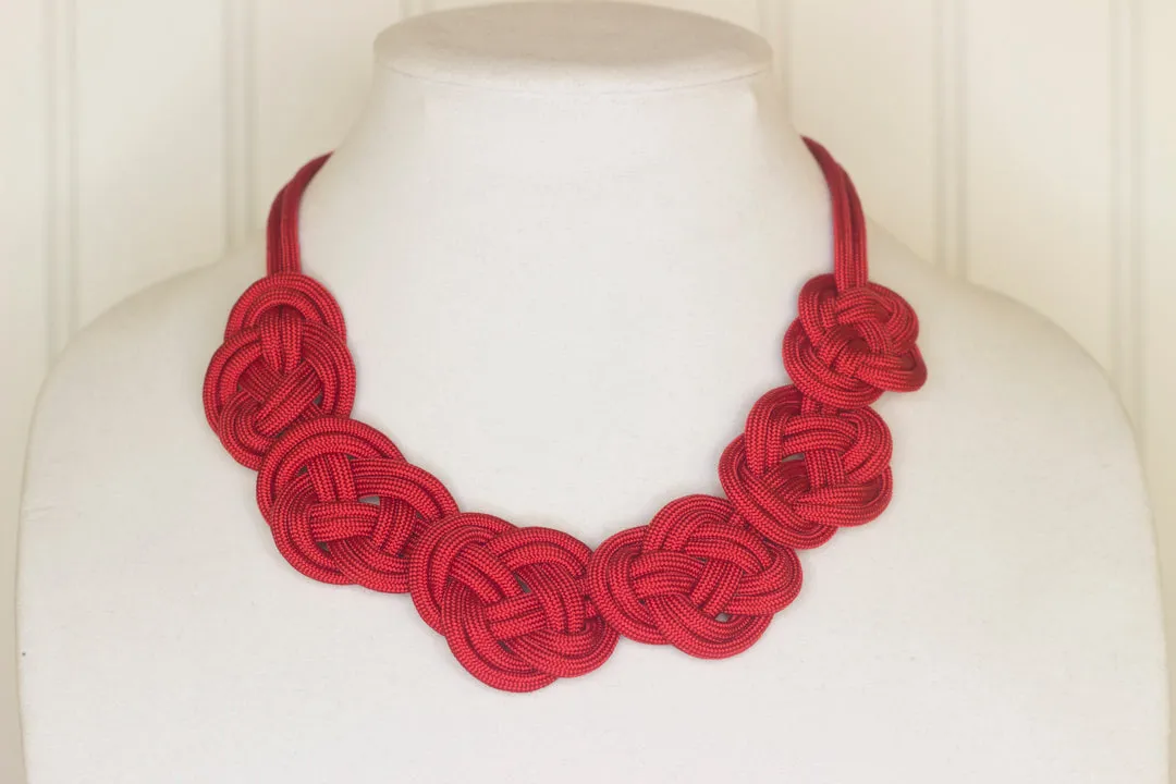 Knotted necklaces