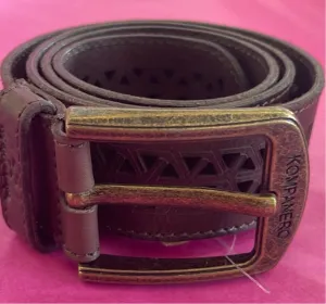 Kompanero Laval Leather Belt in Chocolate