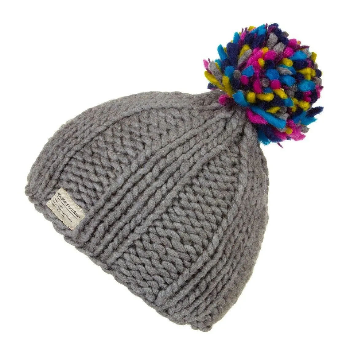 Kusan 100% Wool Bobble Beanie Hat PK1524/1824