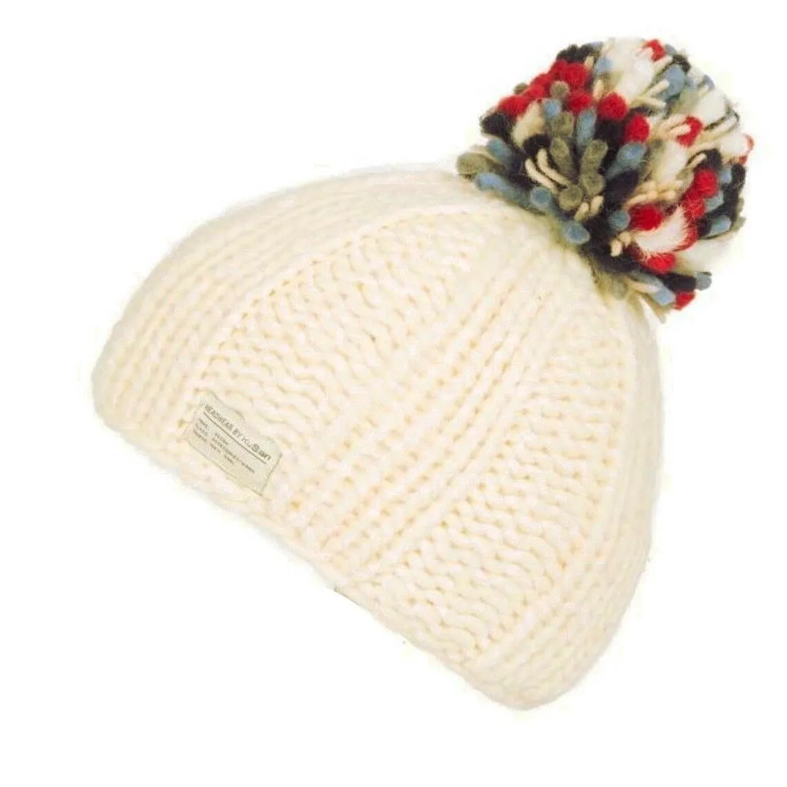 Kusan 100% Wool Bobble Beanie Hat PK1524/1824