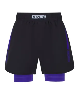 Ladies IBJJF Ranked Hybrid Shorts - Purple