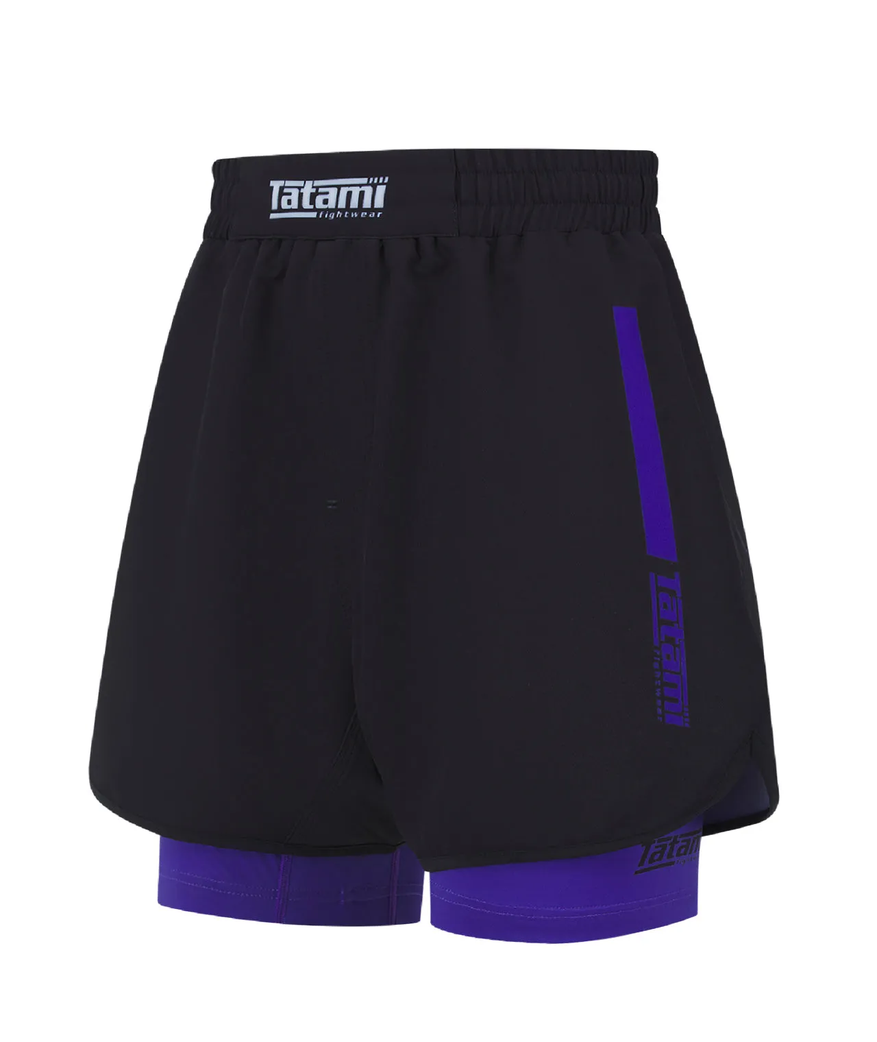 Ladies IBJJF Ranked Hybrid Shorts - Purple