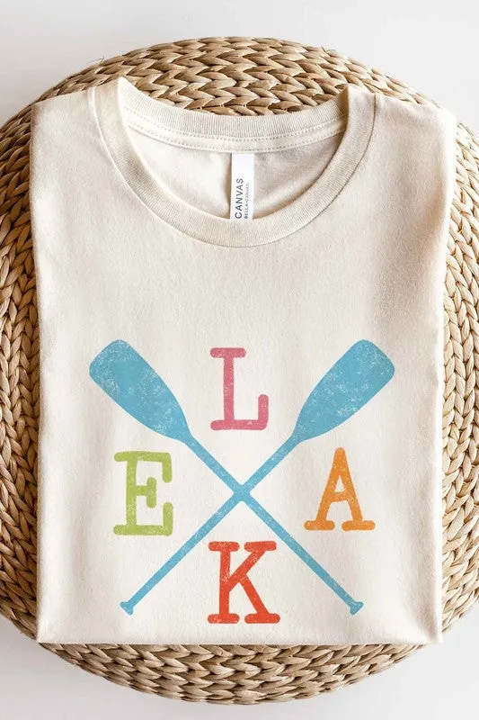 LAKE PADDLE OVERSIZED GRAPHIC TEE / T-SHIRT