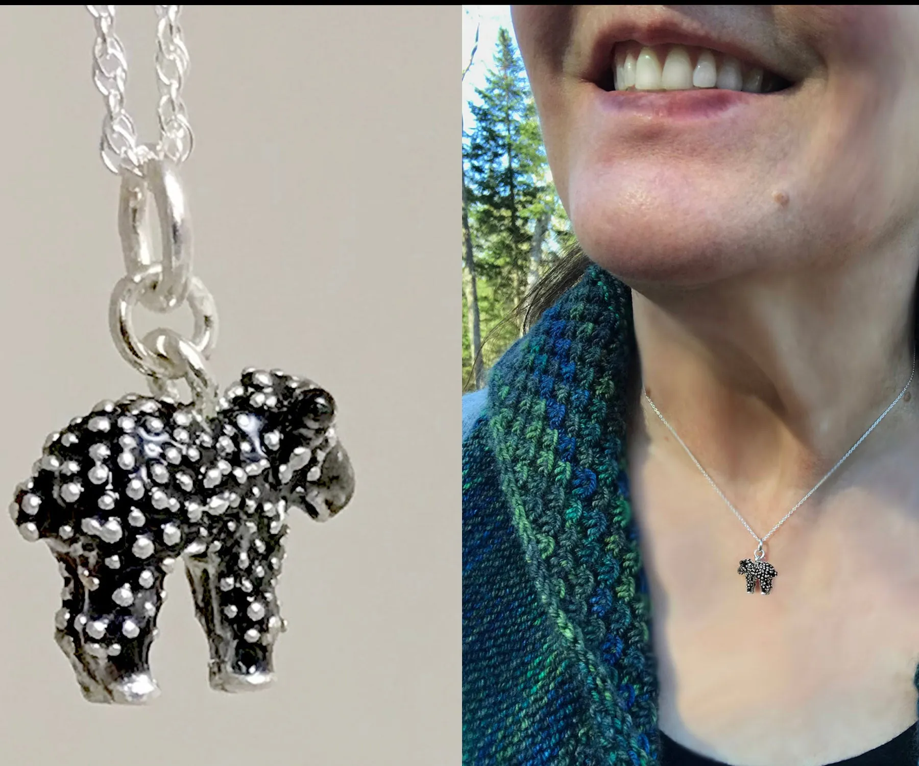 Lamb Necklaces - sterling silver