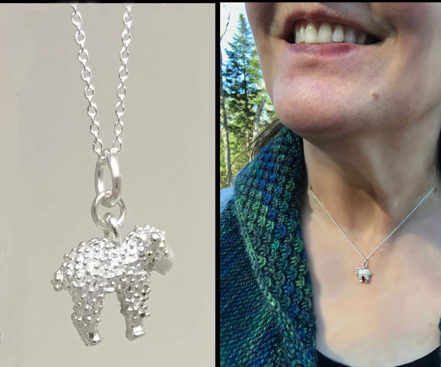 Lamb Necklaces - sterling silver
