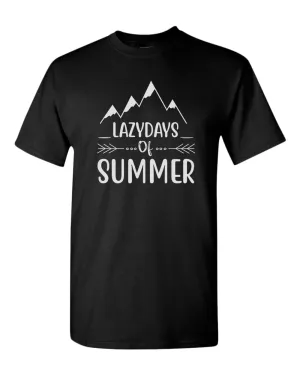 Lazy days of summer t-shirt, beach party t-shirt