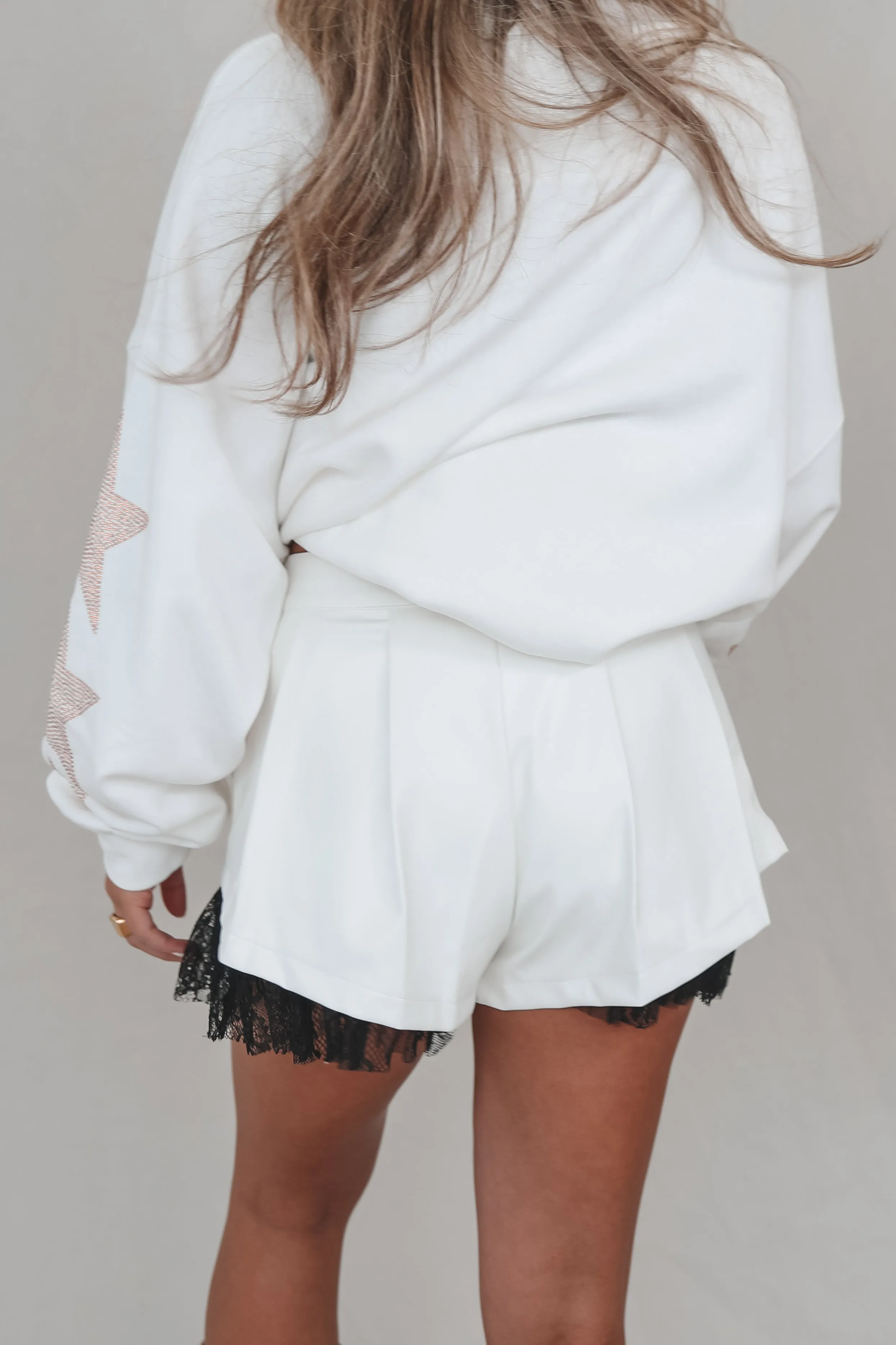 Leather And Lace Are My Fav Mini Shorts