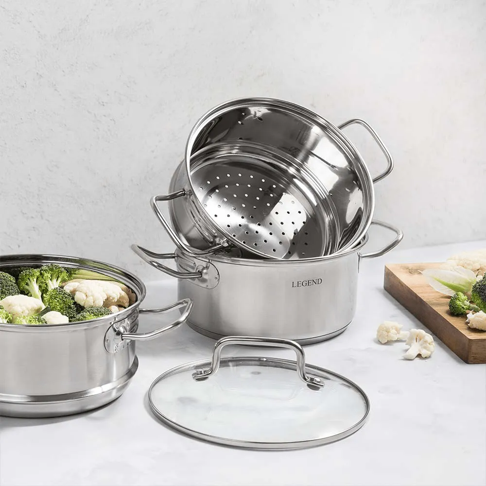 Legend Prof Chef 3 Tier Steamer 20cm
