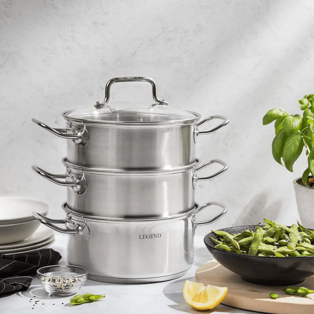 Legend Prof Chef 3 Tier Steamer 20cm