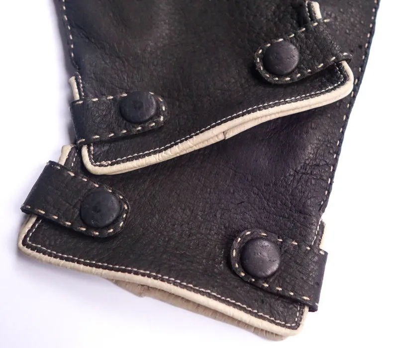 Lena - Peccary leather gloves - women
