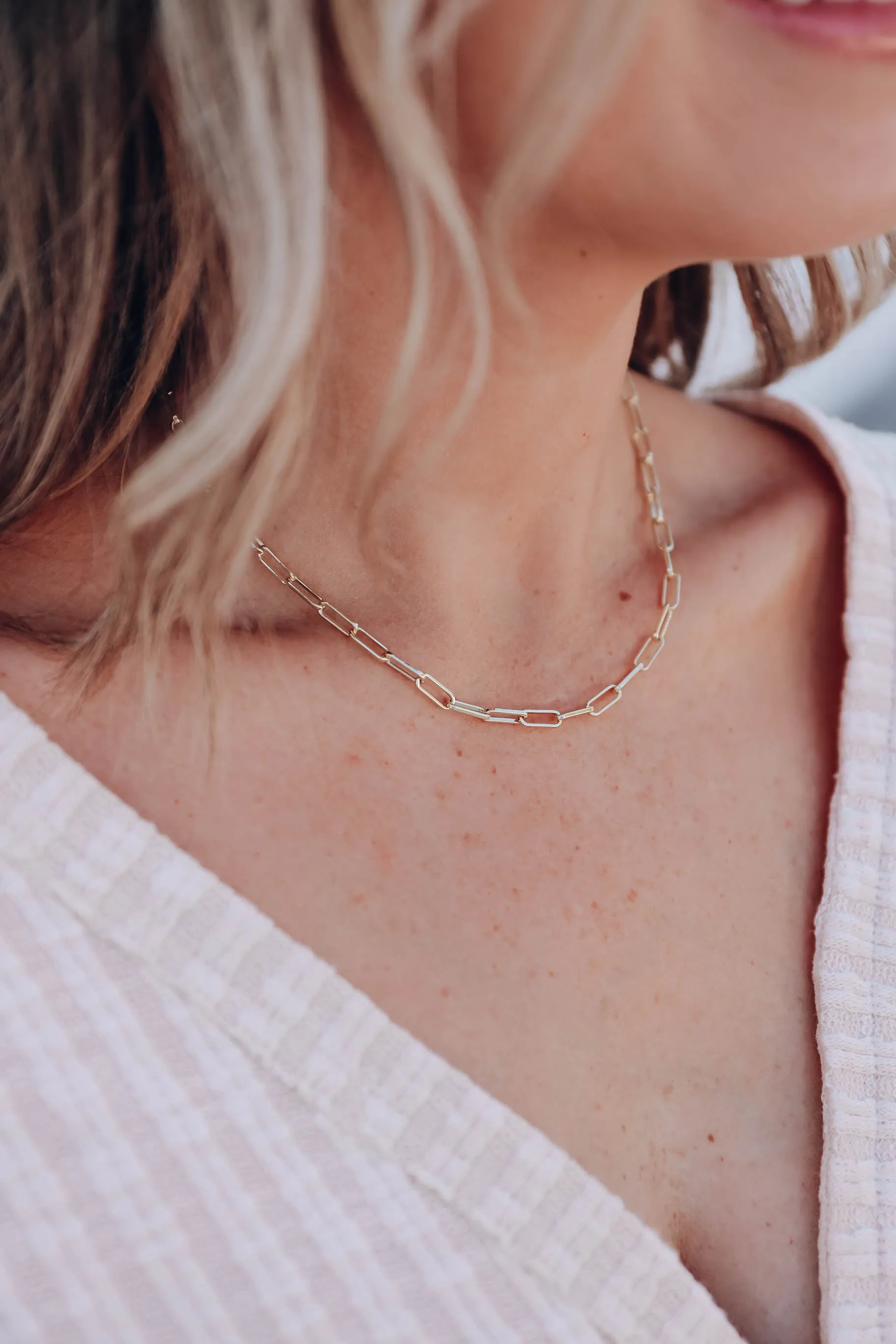 Link to Link Chain Necklace by B.b.Lila
