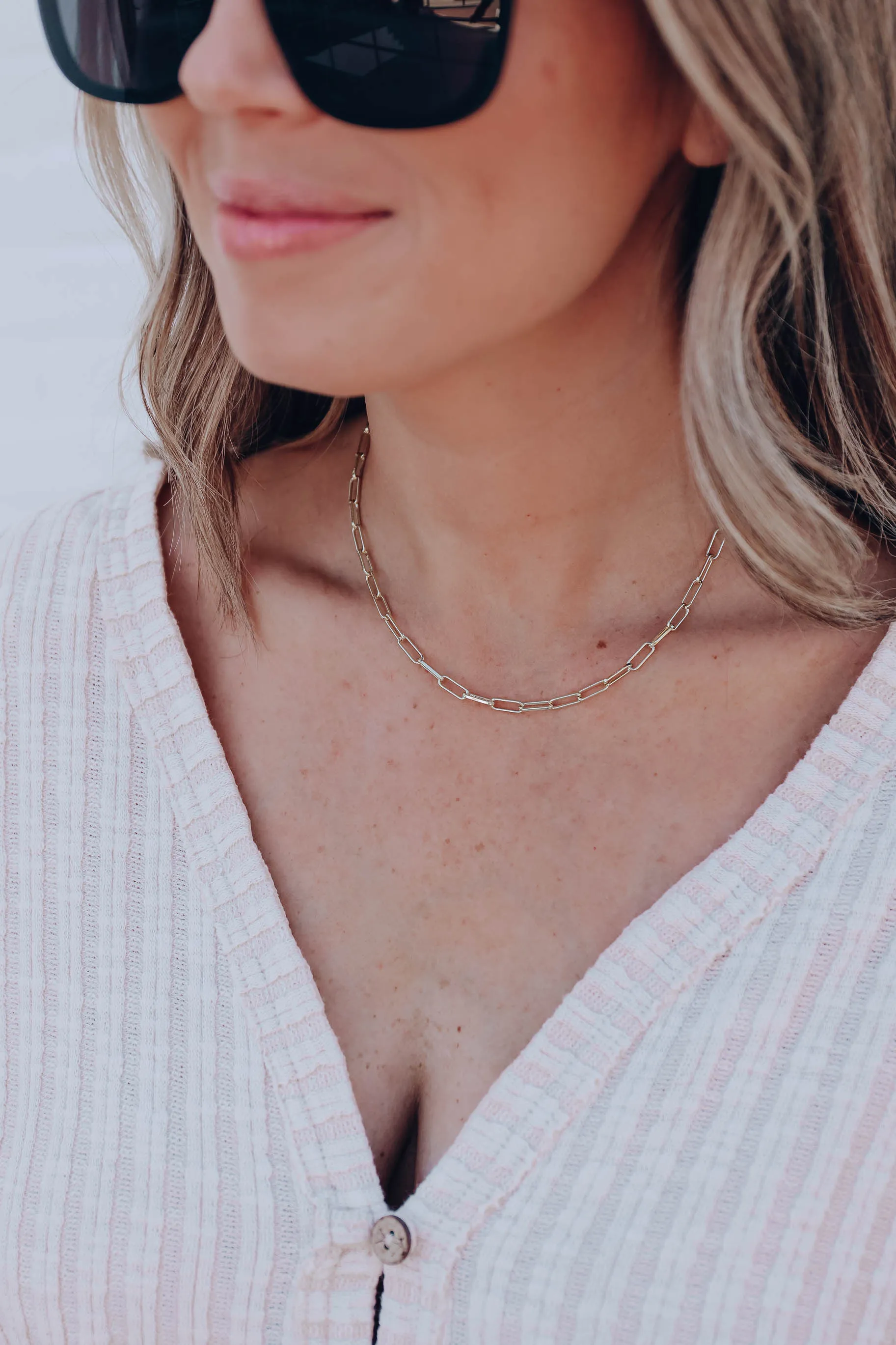 Link to Link Chain Necklace by B.b.Lila