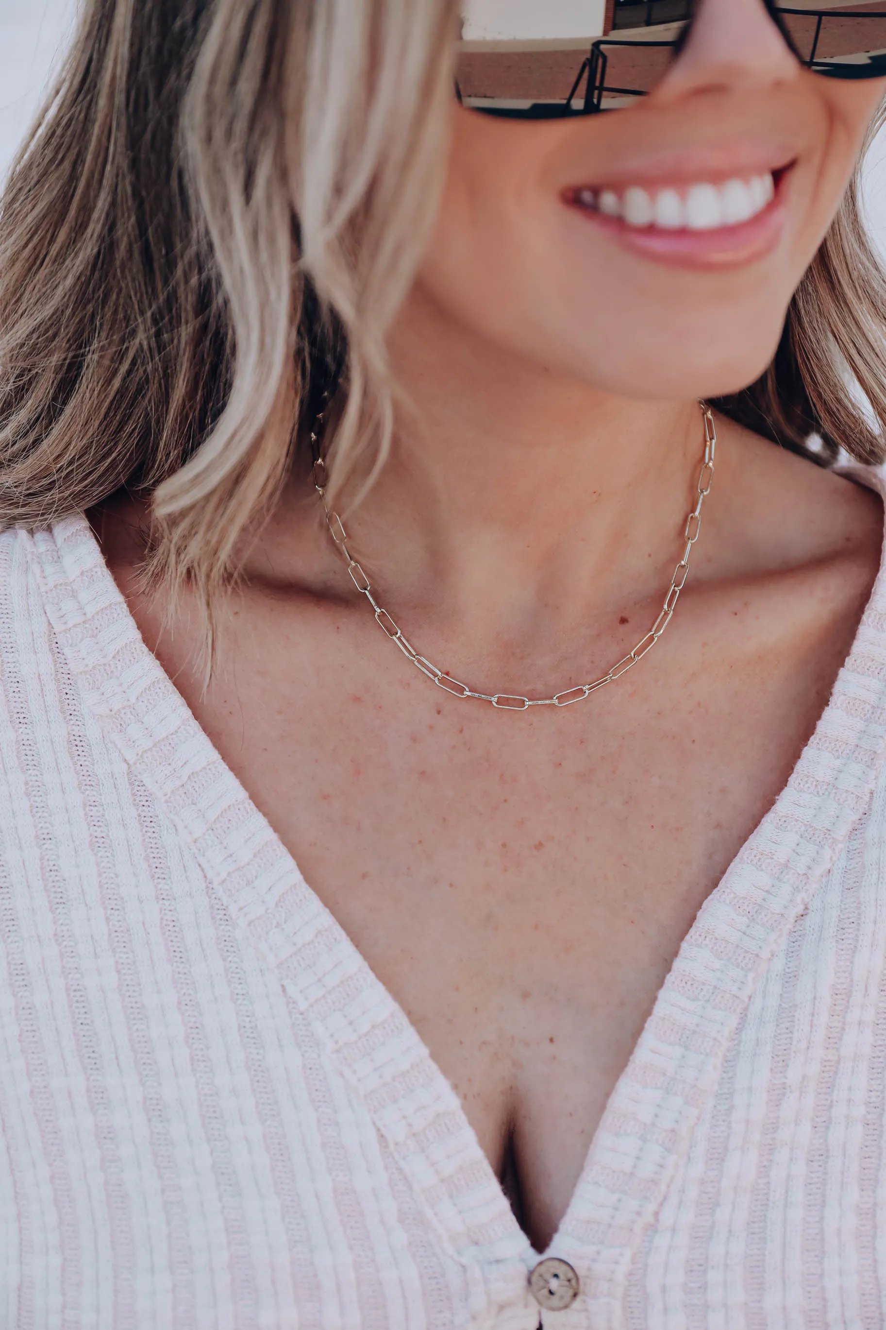 Link to Link Chain Necklace by B.b.Lila