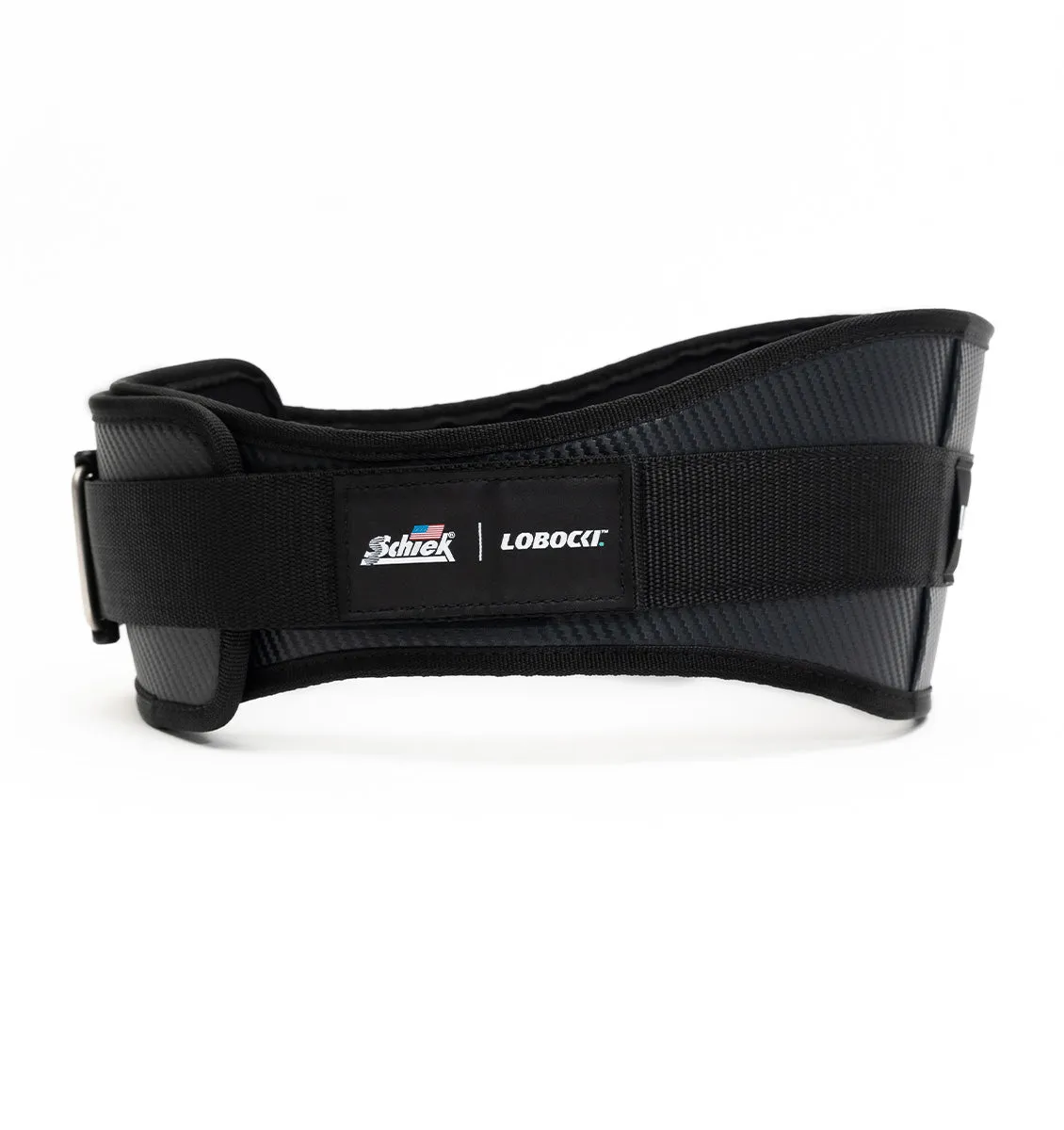 LOBOCKI x Schiek CF3006 Carbon Fibre Contour Weight Lifting Belt - Black