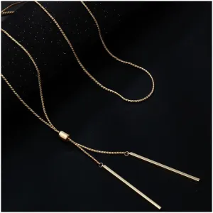 Long Link Chain Necklace Tassel Pendant Sweater Women's Jewelry
