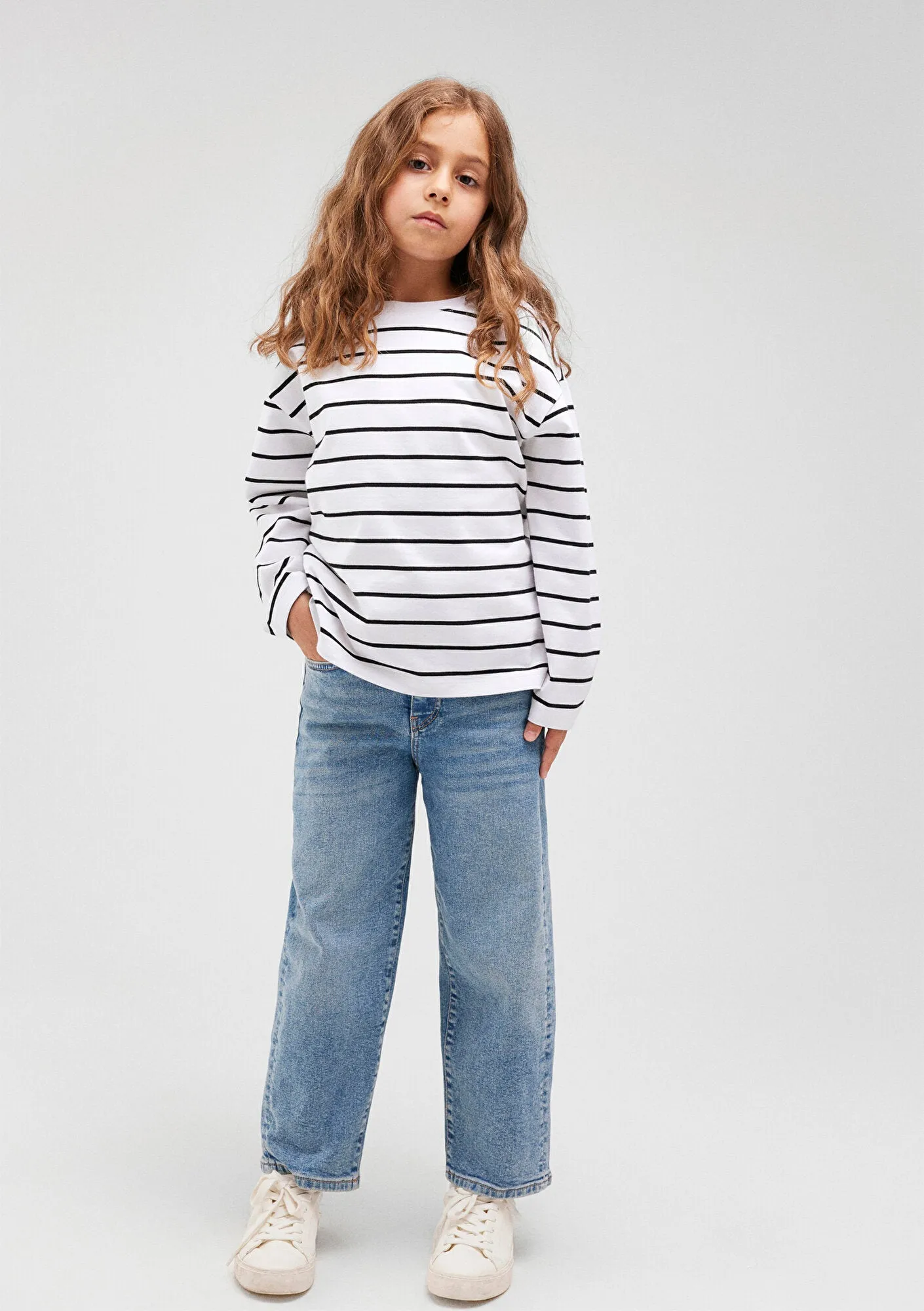 Long Sleeve Black Striped T-Shirt