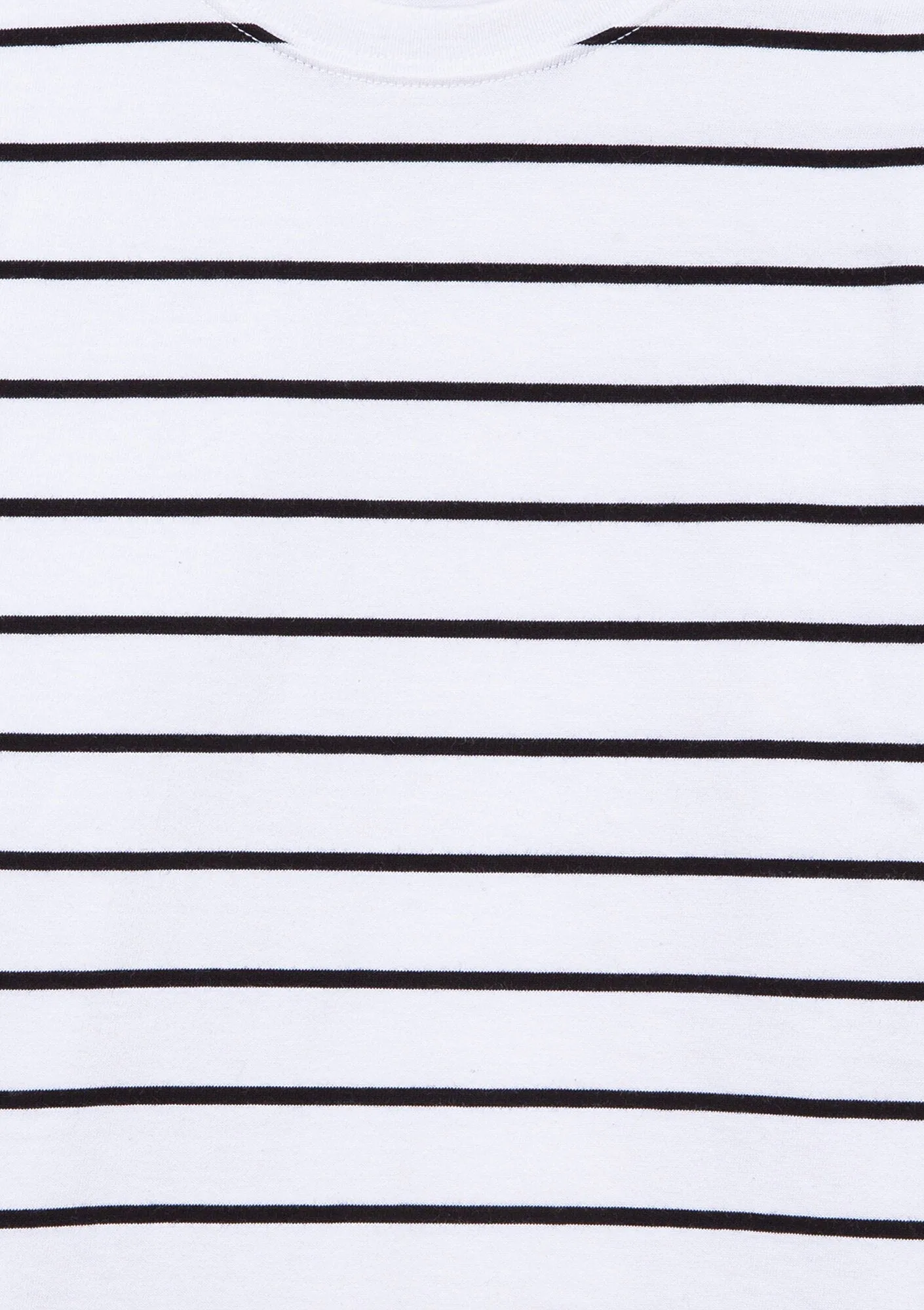 Long Sleeve Black Striped T-Shirt