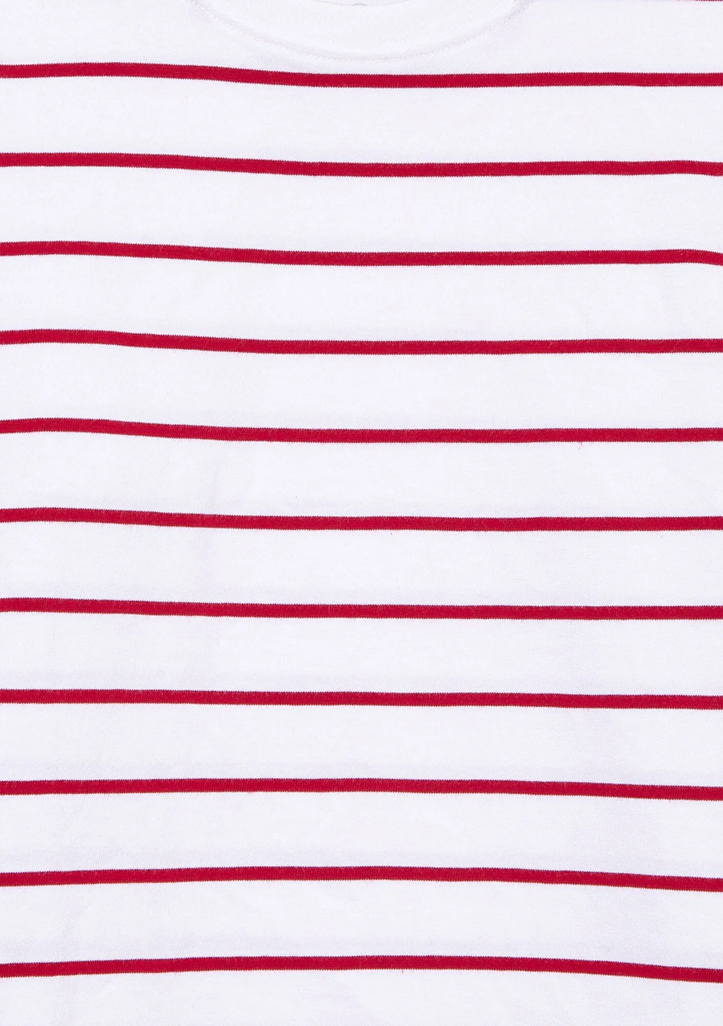 Long Sleeve Red Striped T-Shirt