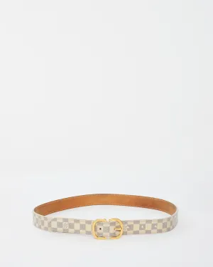 Louis Vuitton Damier Azur Canvas 25mm Mini Belt - 80/32