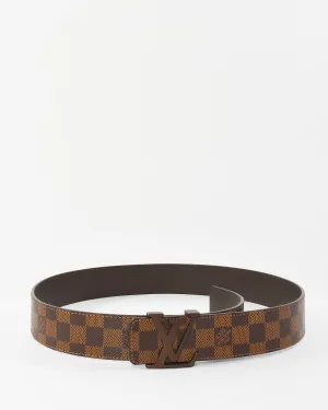 Louis Vuitton Damier Ebene Canvas LV Initiales Belt - 90/36