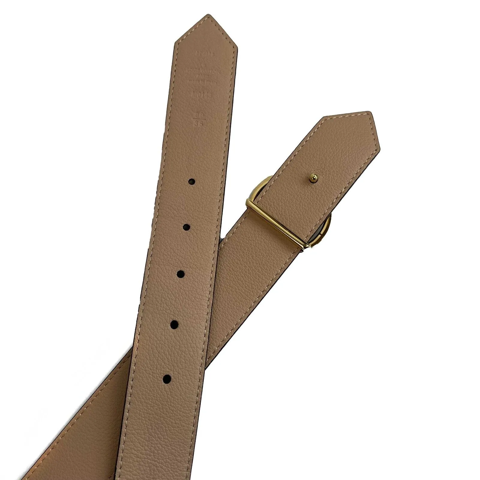 Louis Vuitton - LV Circle Reversible Monogram Canvas 90 36 Brown / Beige - Belt