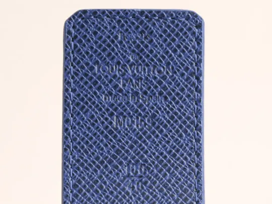 Louis Vuitton LV Initiales 40mm Blue Reversible Belt Size: 100/40