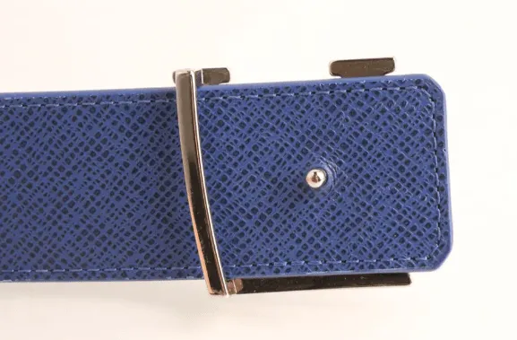 Louis Vuitton LV Initiales 40mm Blue Reversible Belt Size: 100/40