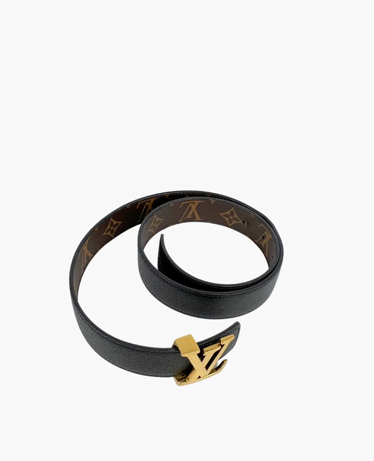 Louis Vuitton Monogram 30MM Reversible Black Belt